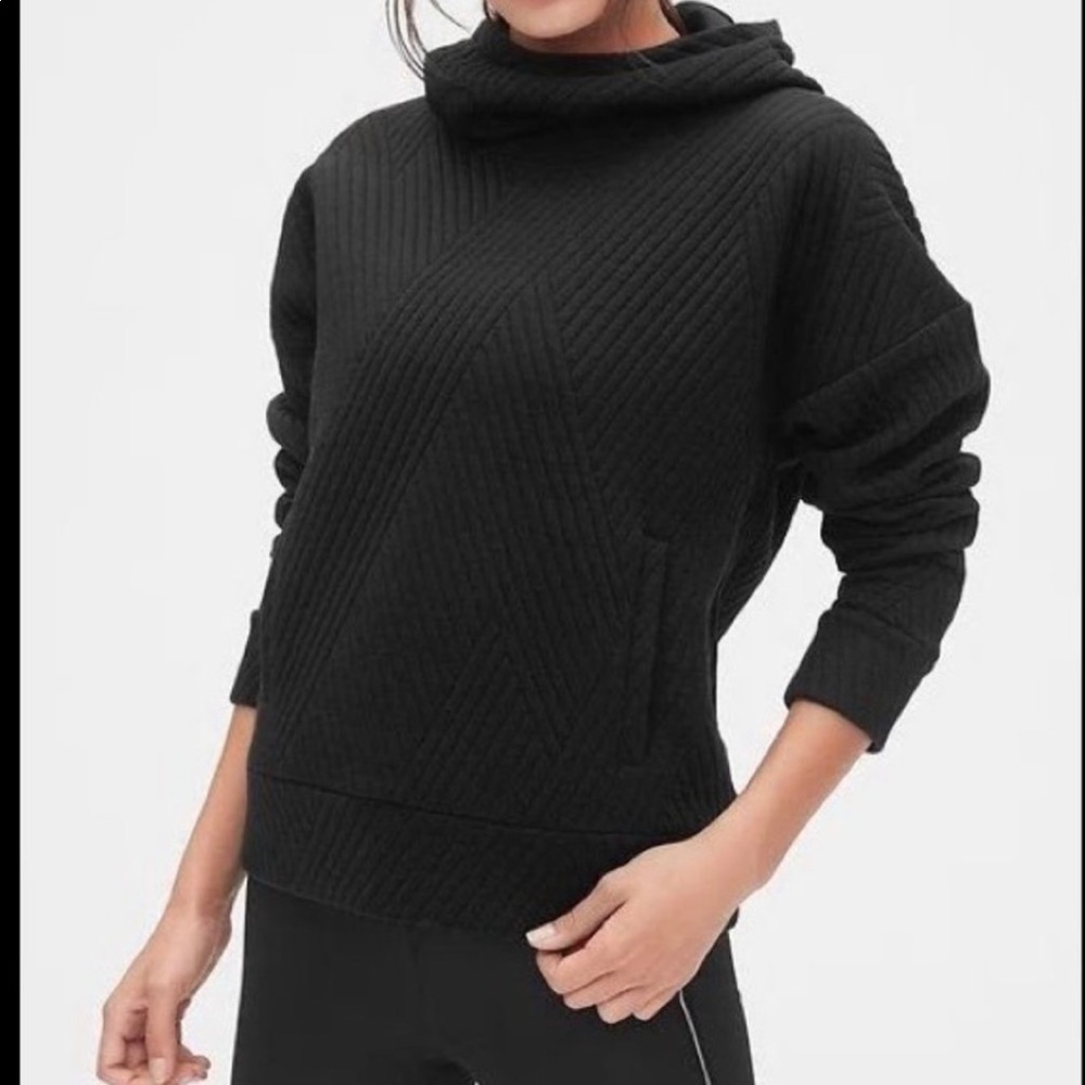 Women’s Gap black jacquard hoodie size Med